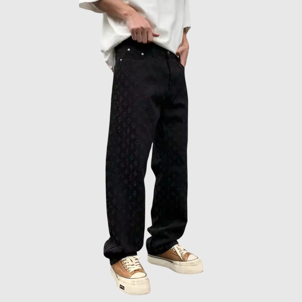 Дънкови панталони Jacquard