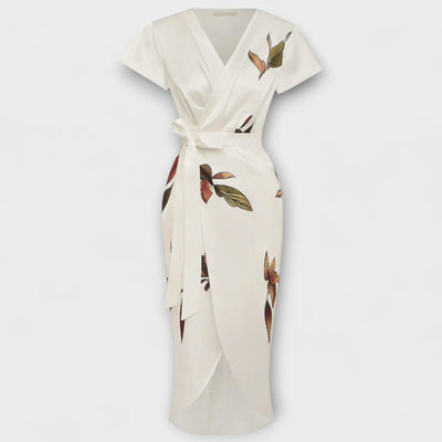 Сатенена завиваща се рокля