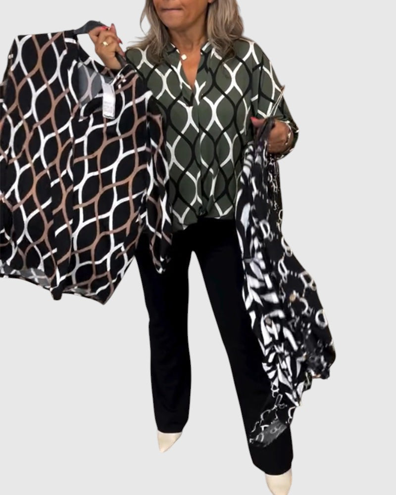 Noor – Блуза с графичен принт