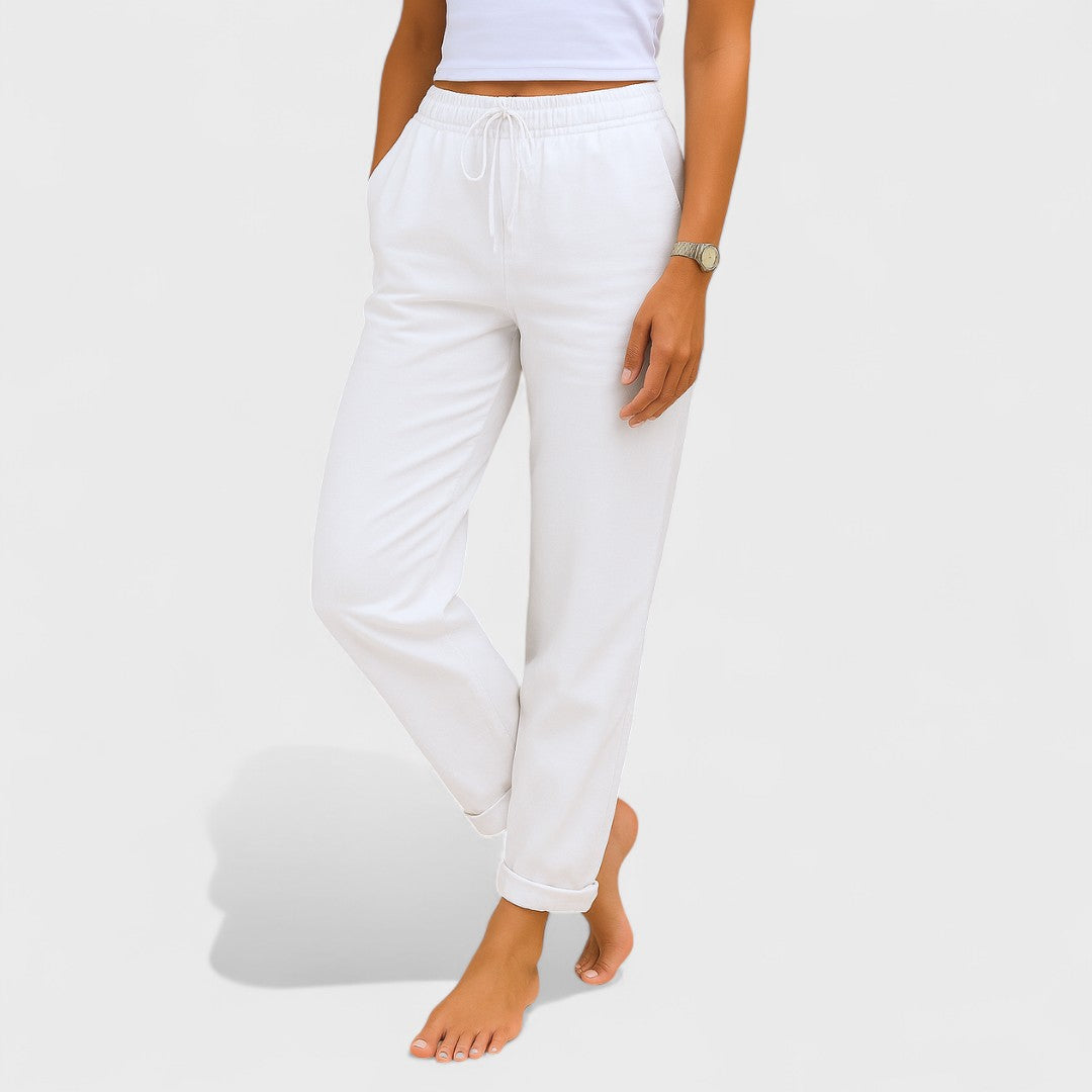 Клара - ленени Stretch Панталони