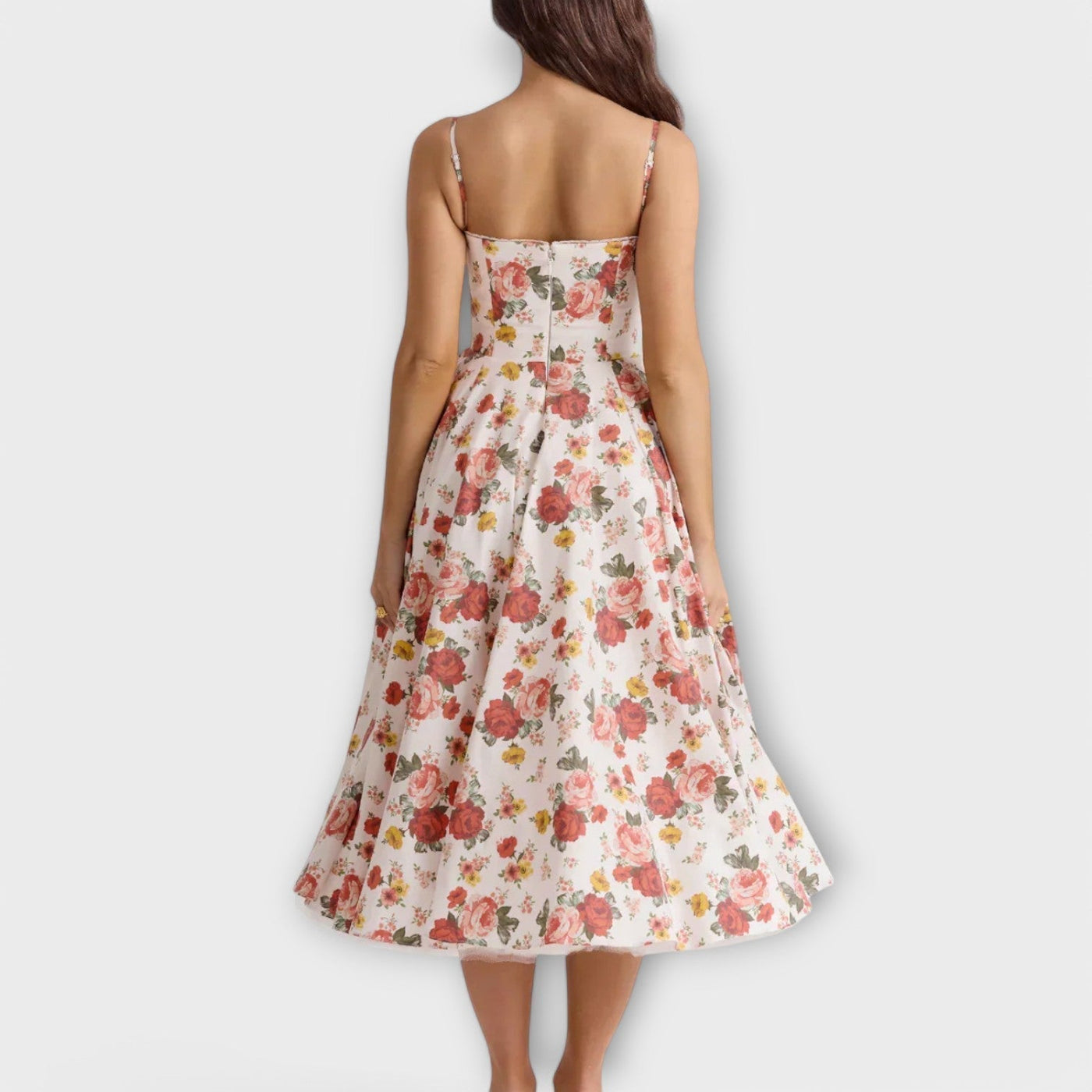 Мели – Лек летен рокля с корсетен детайл