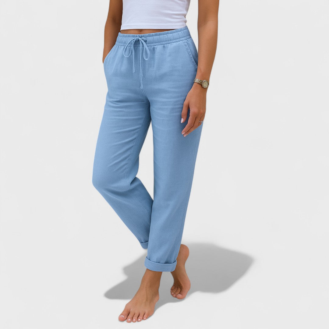 Клара - ленени Stretch Панталони