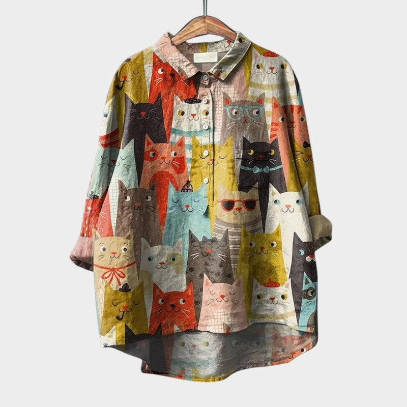 Астрид | Премиум блуза с Дантела