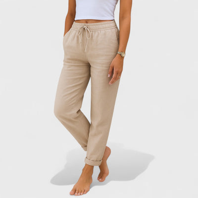 Клара - ленени Stretch Панталони