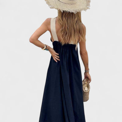 Сиена - Рокля с Кръстосан Деколте