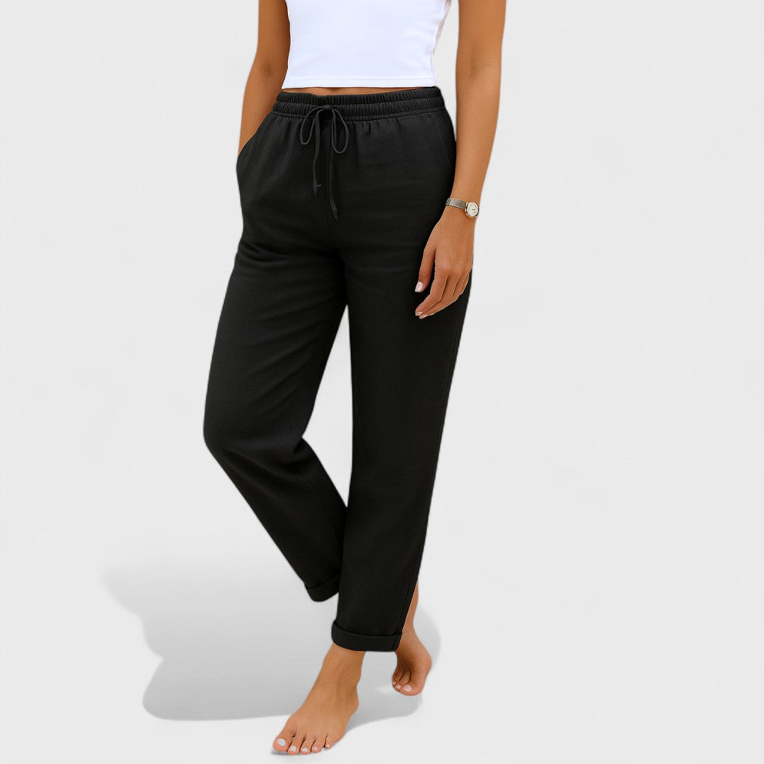 Клара - ленени Stretch Панталони