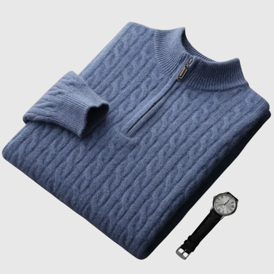 Либуше - Плетена поло риза от кашмир Deneb