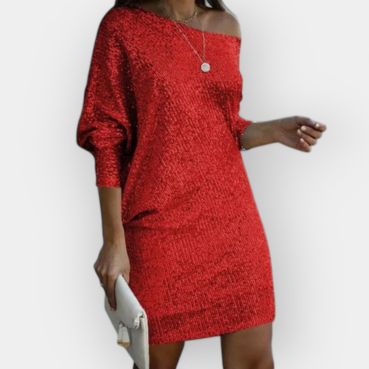 Вечерна рокля с пайети