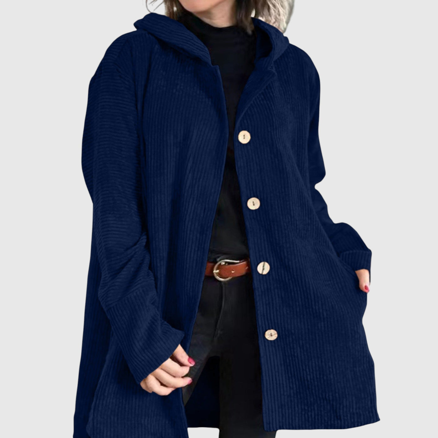 Cordia – Саметено яке с качулка