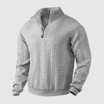 Либуше – Премиум пуловер с цип в четвъртък