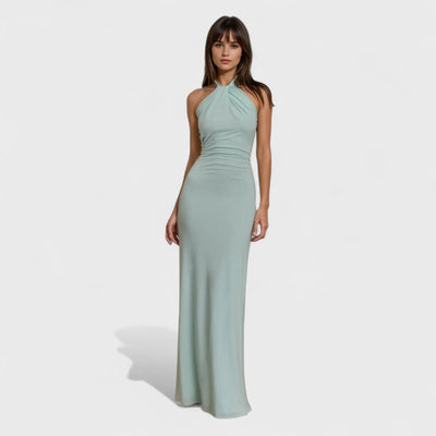 Елина - Рокля с Халтер Деколте