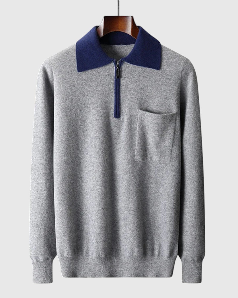 Либуше - Поло Кастелле с цип от кашмир