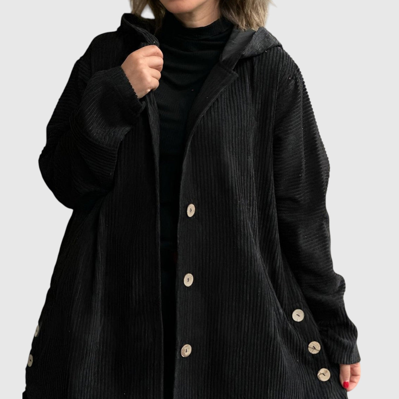 Cordia – Саметено яке с качулка