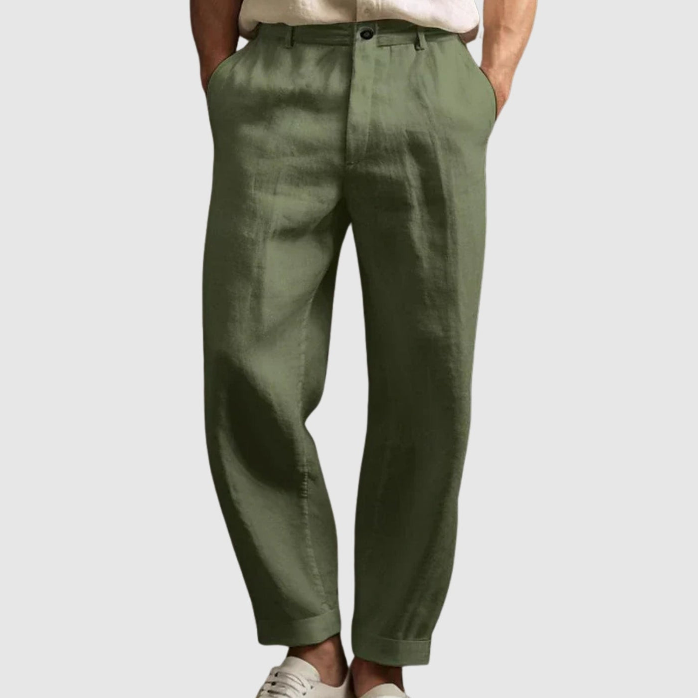 Либуше - Летни панталони от памук и лен