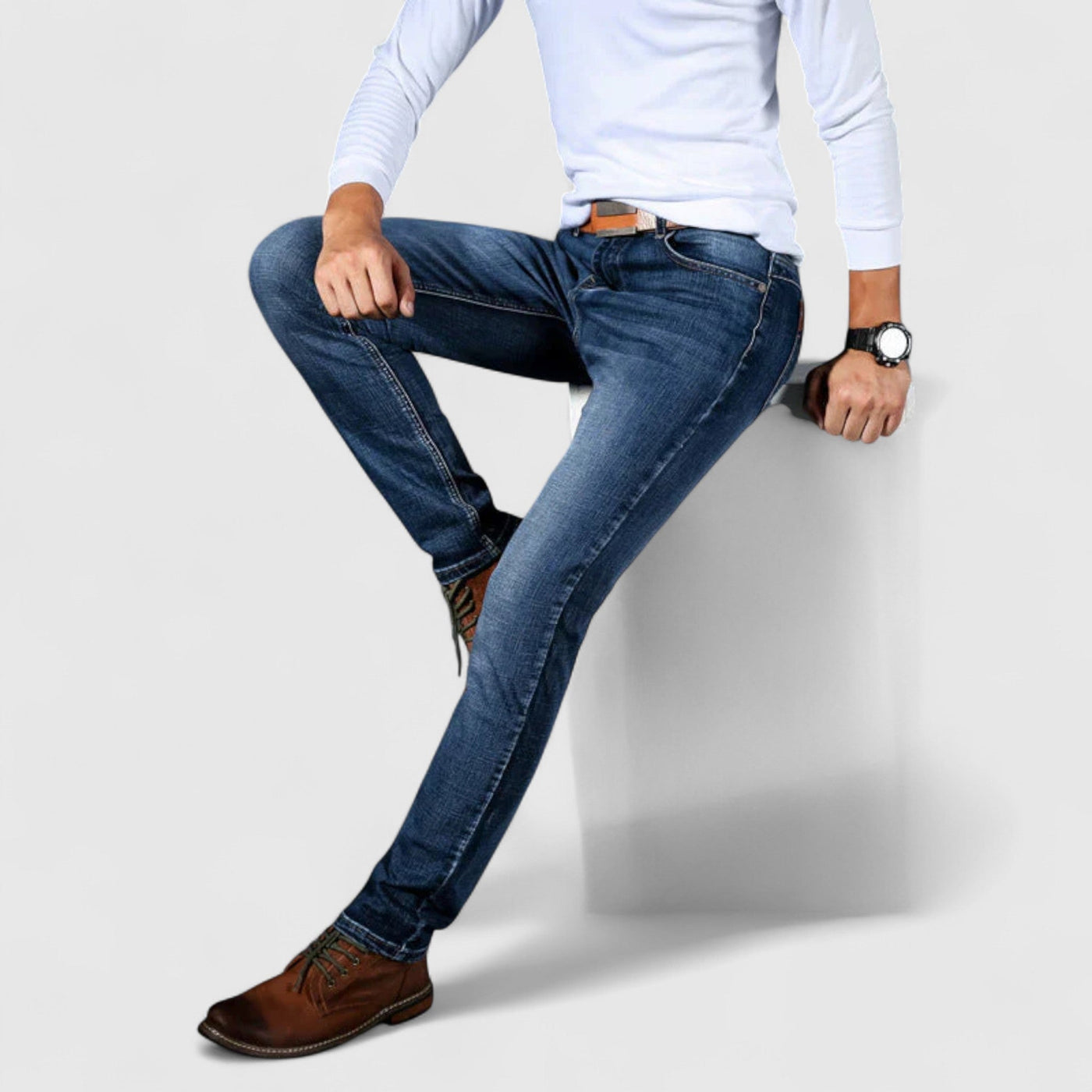 Премиум еластични дънки