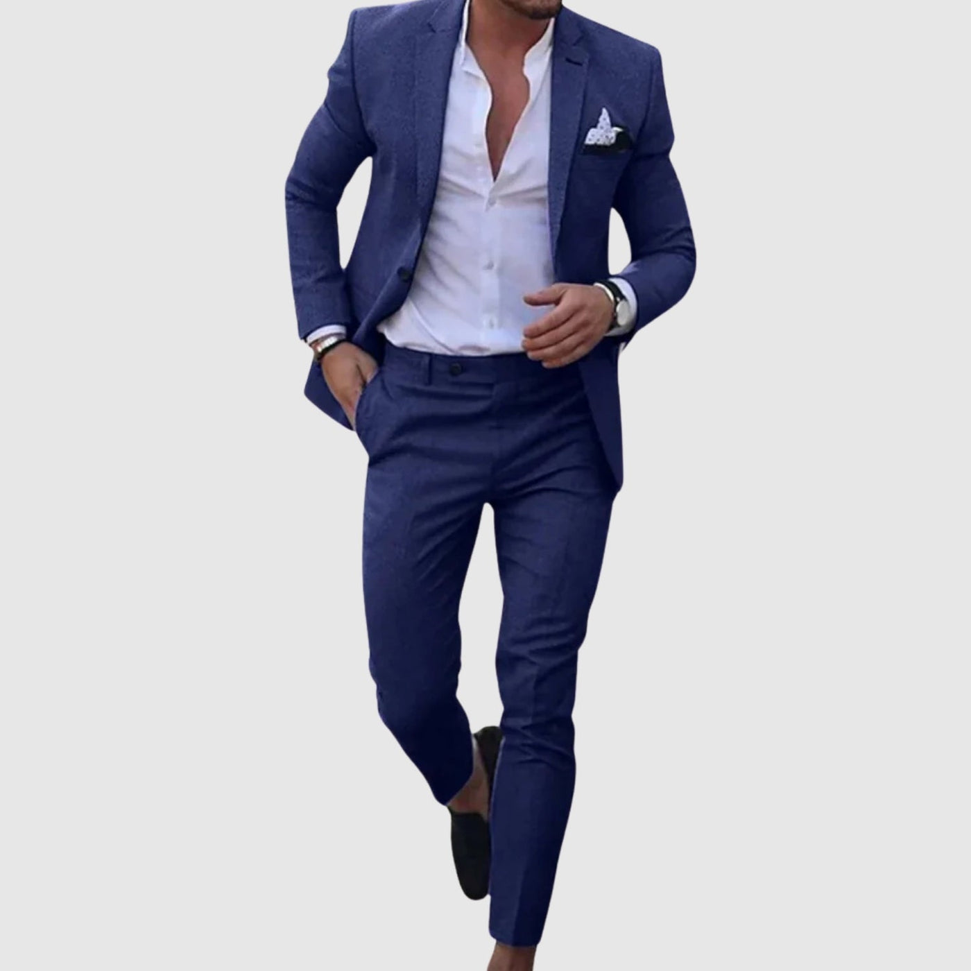 Либуше – Елегантен мъжки костюм (сако + панталони)