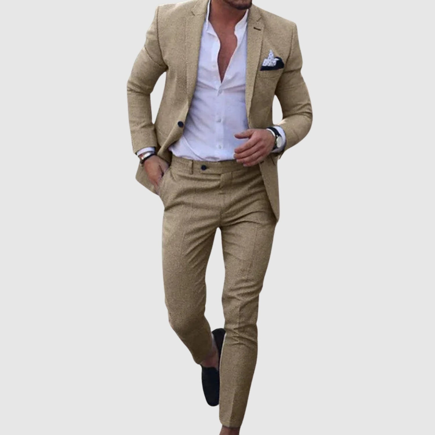 Либуше – Елегантен мъжки костюм (сако + панталони)