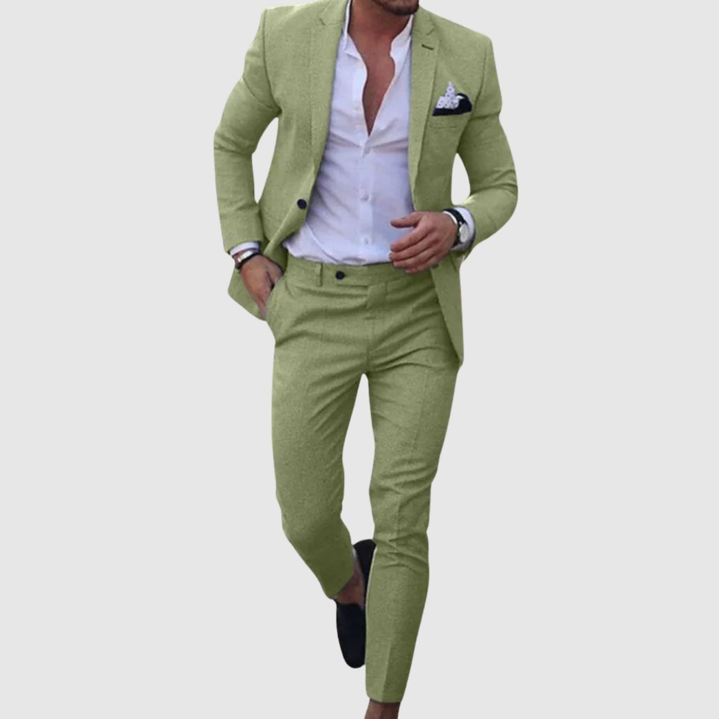 Либуше – Елегантен мъжки костюм (сако + панталони)