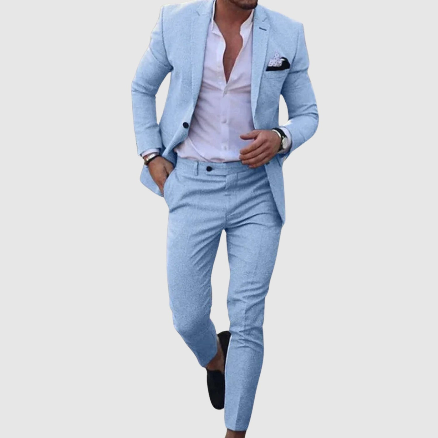 Либуше – Елегантен мъжки костюм (сако + панталони)