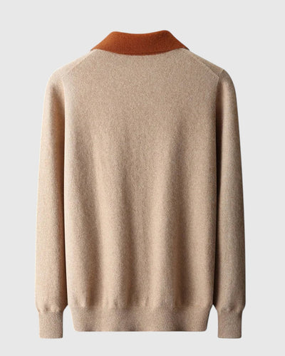 Либуше - Поло Кастелле с цип от кашмир