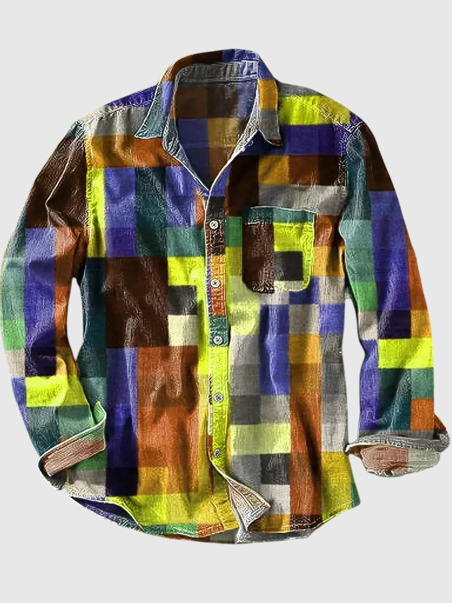 ДЖОЕЛ | Риза с дълга ръка с печат