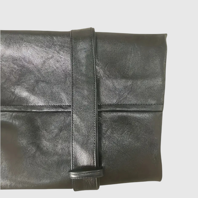 Аделина - Кожено палто от италианска кожа с копчета