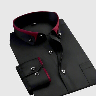 Ян - Риза с контрастен як