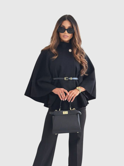 LEA - Стилно яке с пеперудени ръкави и колан