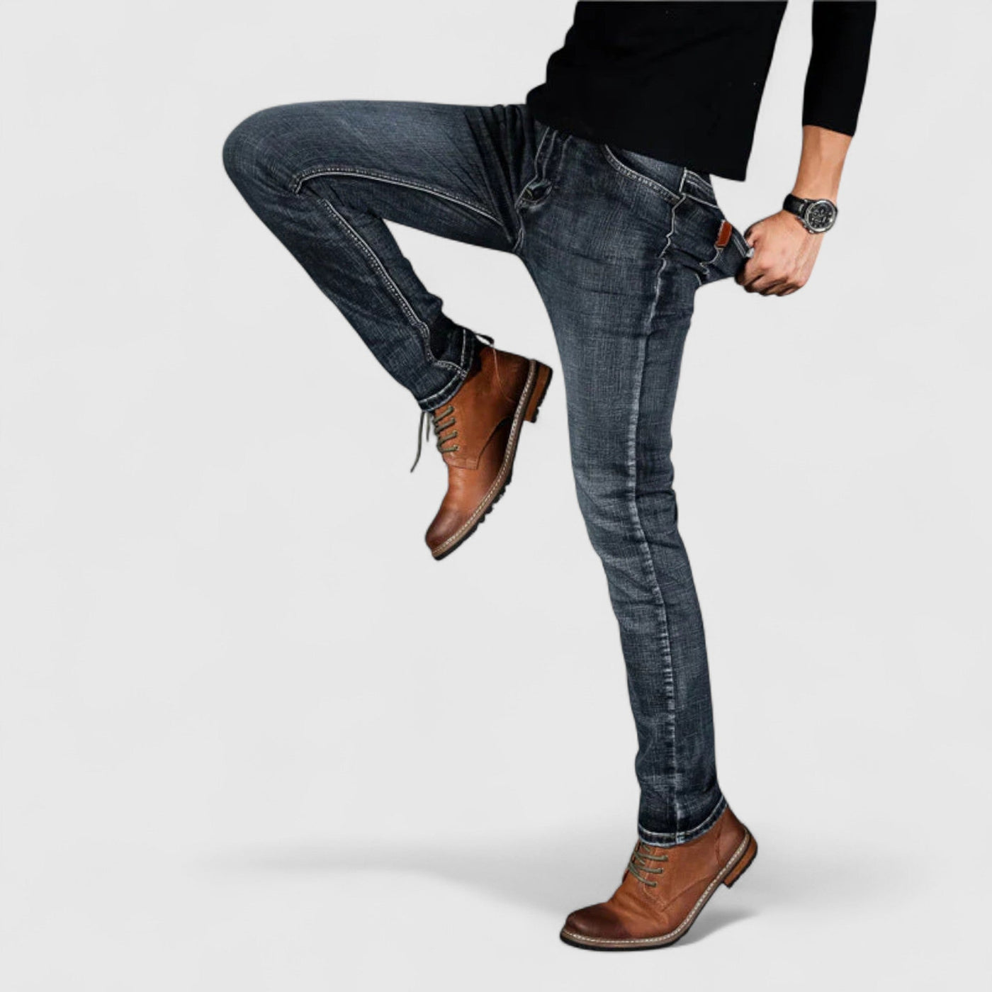 Премиум еластични дънки