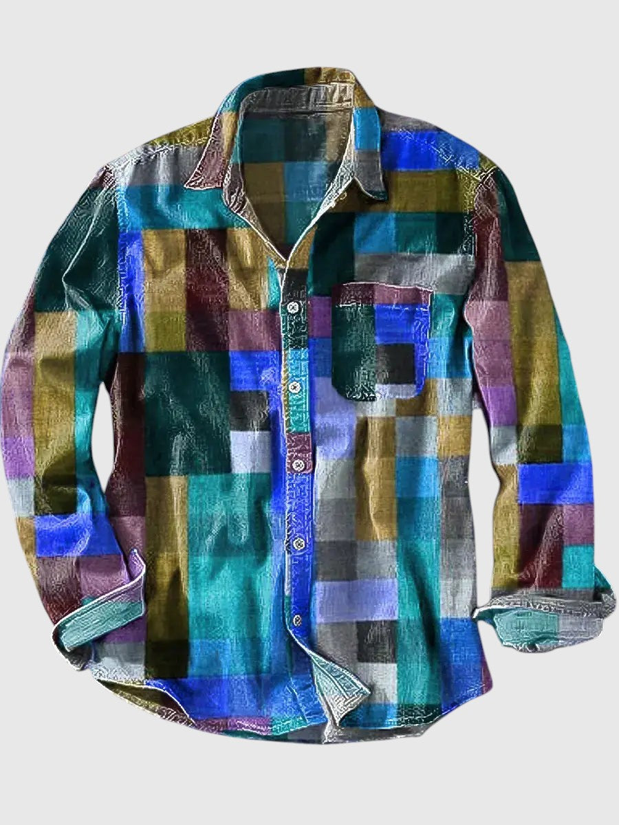 ДЖОЕЛ | Риза с дълга ръка с печат