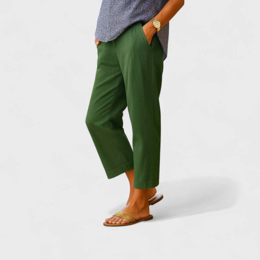 Отýлие - Летни панталони от лен и памук