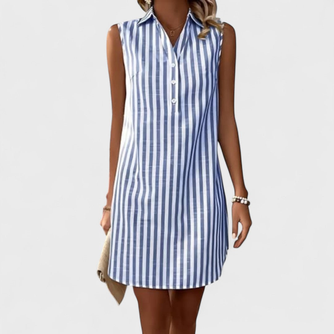 Ленка - Елегантна Ризена Рокля