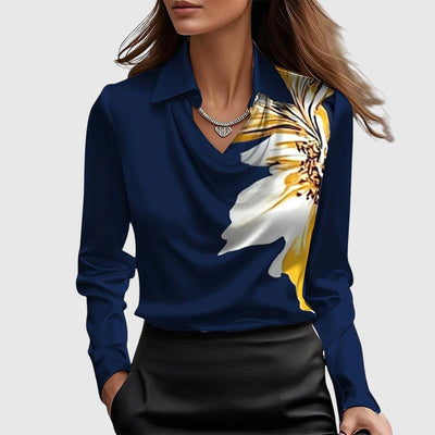 Адела – Елегантна сатенена блуза