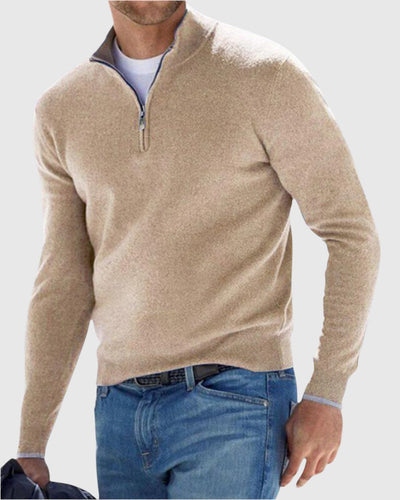 Либуше - Елегантен пуловер с цип