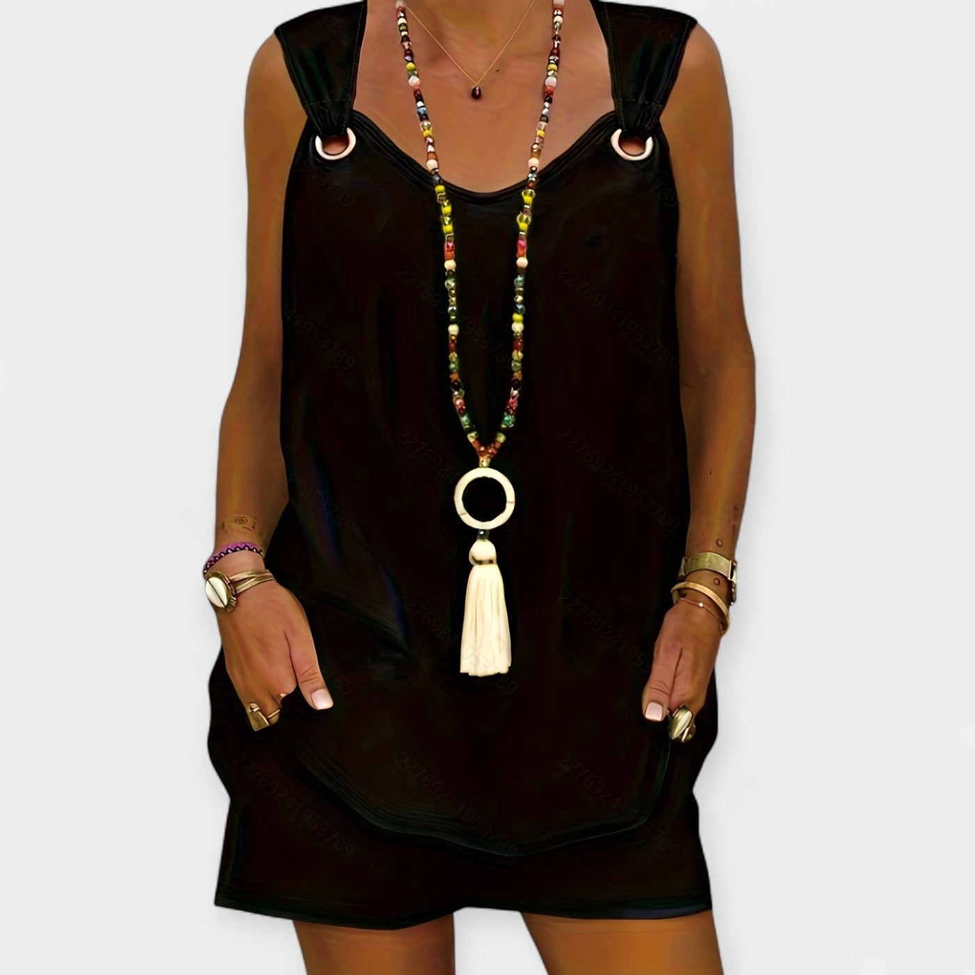 Комплект без ръкави с шорти