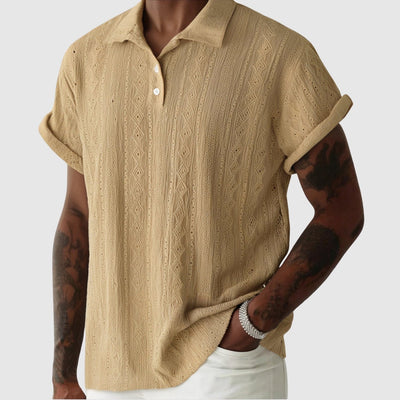 Либуше – Нежен плетено поло с текстуриран дизайн