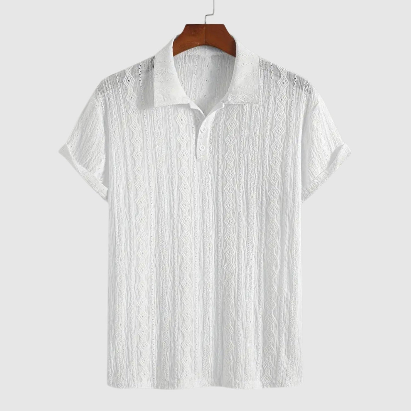 Либуше – Нежен плетено поло с текстуриран дизайн