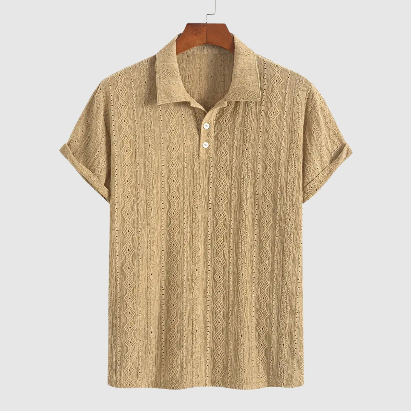 Либуше – Нежен плетено поло с текстуриран дизайн