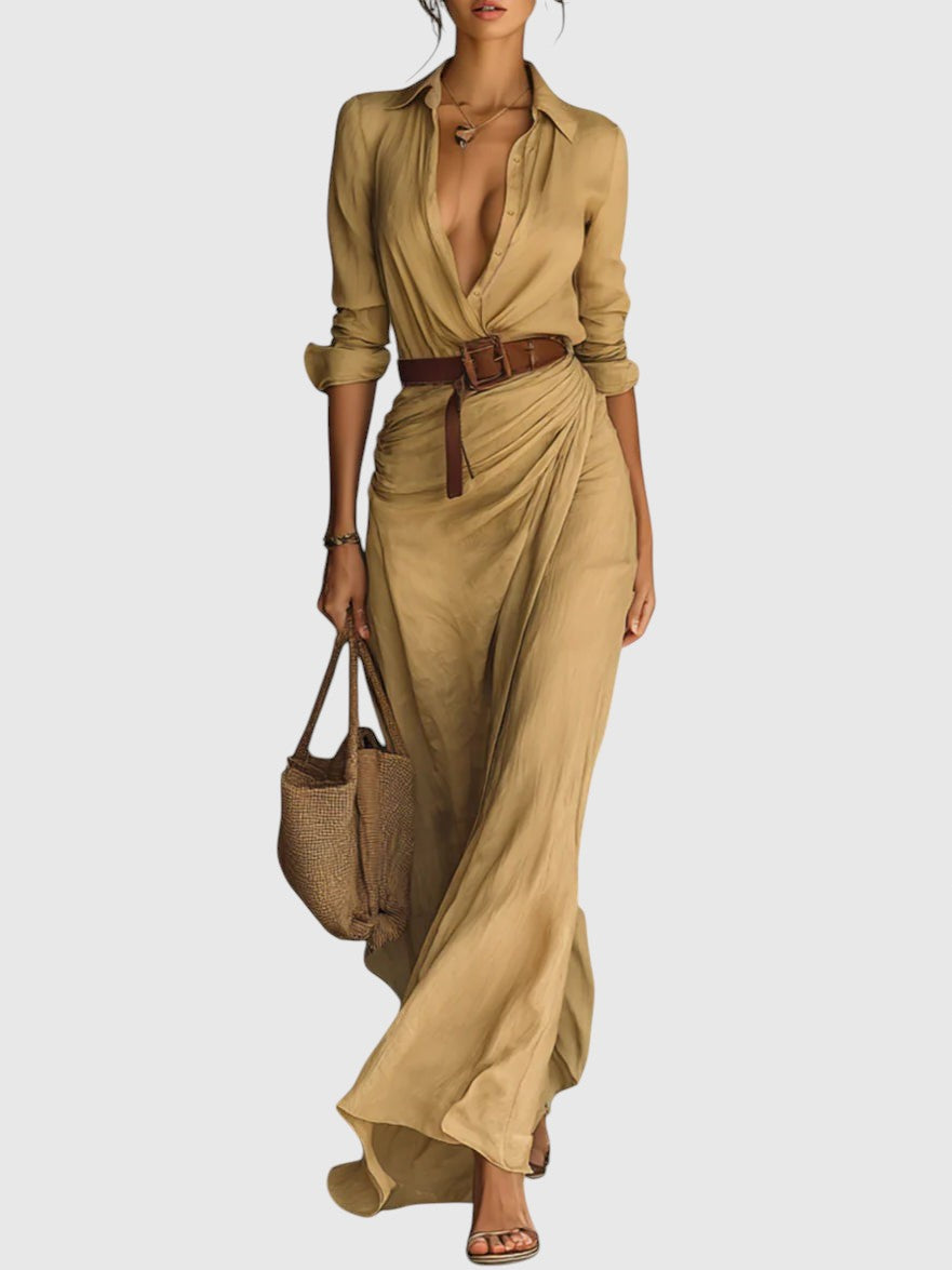 Клара – Рокля с елегантно деколте