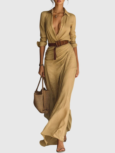 Клара – Рокля с елегантно деколте