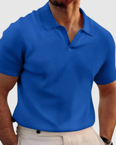 Либуше – Рибана тениска с V-образно деколте