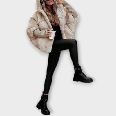 Ава - Елегантно пухено яке