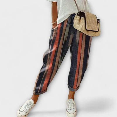 Бургас - Удобни панталони от памук и лен 