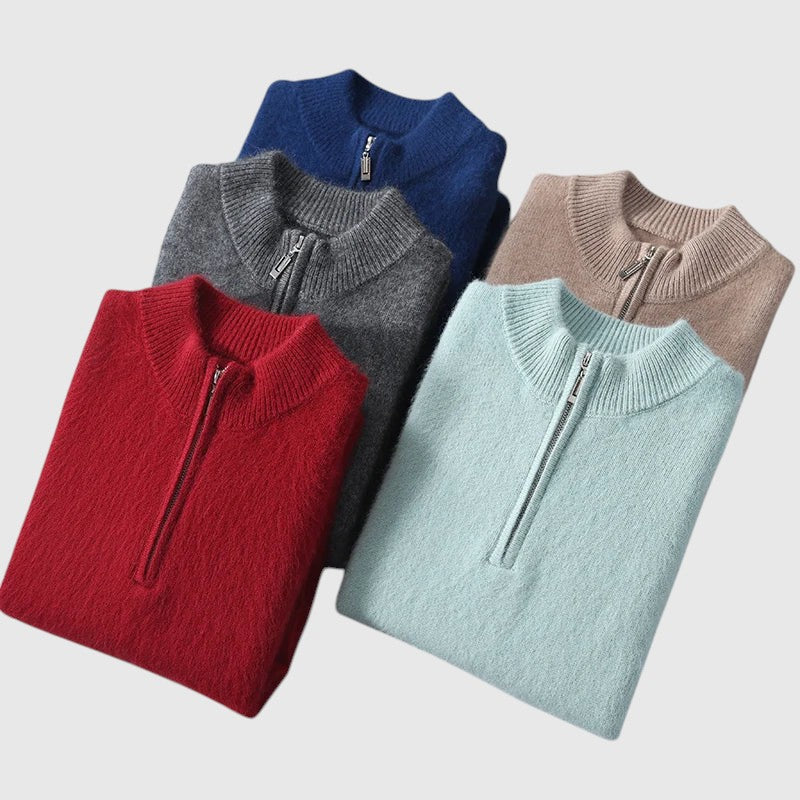 Либуше - Кардиган от кашмир Genève с цип