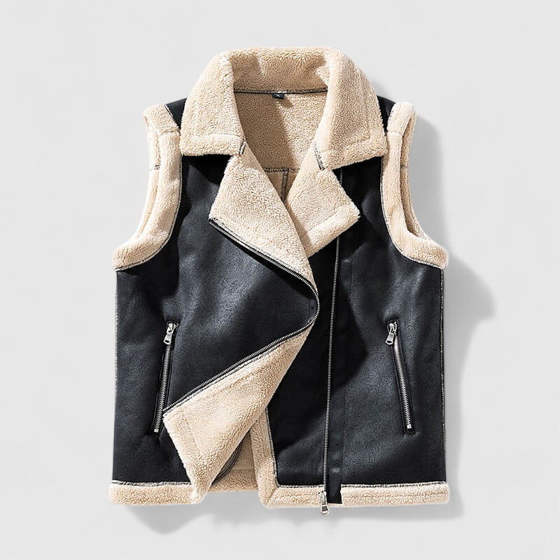 Тереза ​​– Дамска веганска кожена жилетка