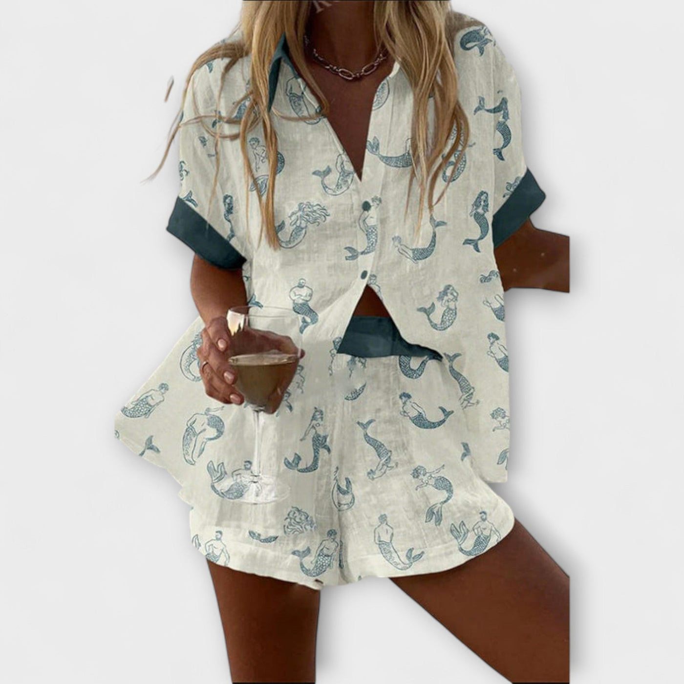 Jalira – Комплект с принт на русалка