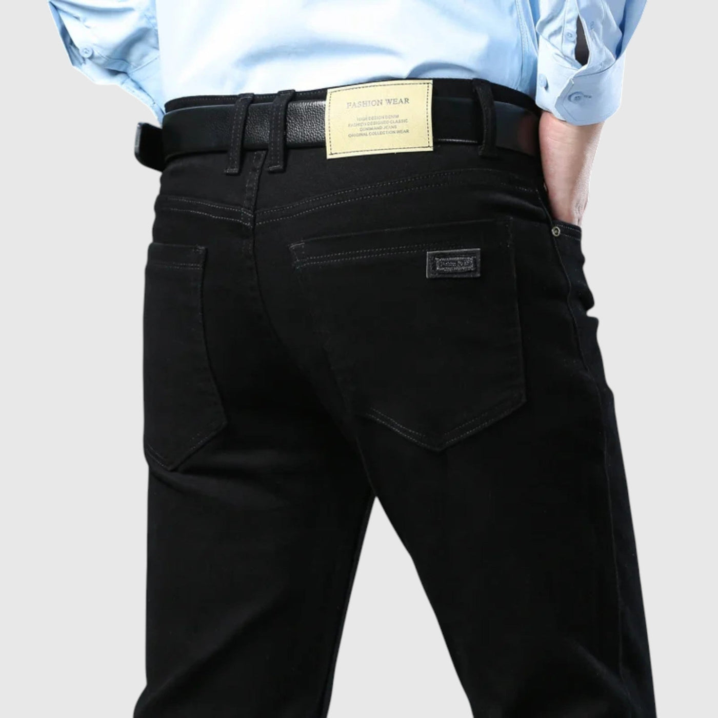 Елегантни памучни дънки