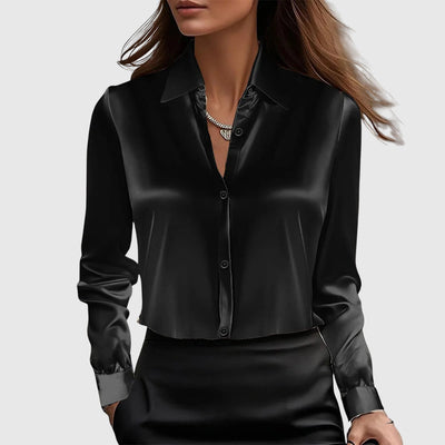 Люси – елегантна сатенена риза 