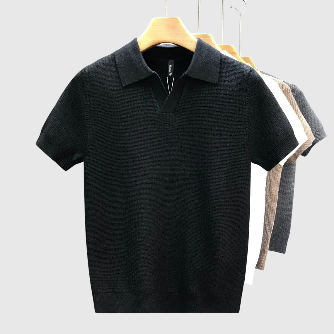 Либуше - Поло тениска от дишаща плетенина