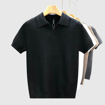 Либуше - Поло тениска от дишаща плетенина